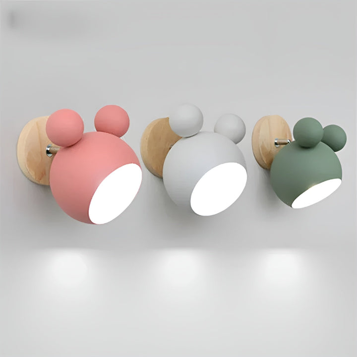 Wall light in Mickey design – Decorative and Modern | Perfect for children's room & living room | Kalsten