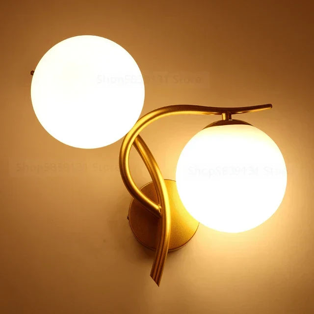 Modern Scandinavian Wall Light made of Iron – Minimalist LED Wall Lamp for Living Room & Bedroom | Kalsten