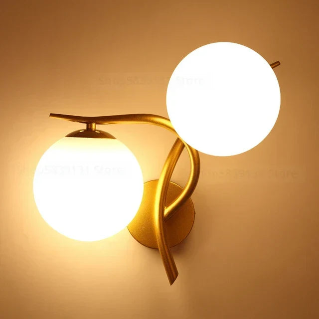 Modern Scandinavian Wall Light made of Iron – Minimalist LED Wall Lamp for Living Room & Bedroom | Kalsten