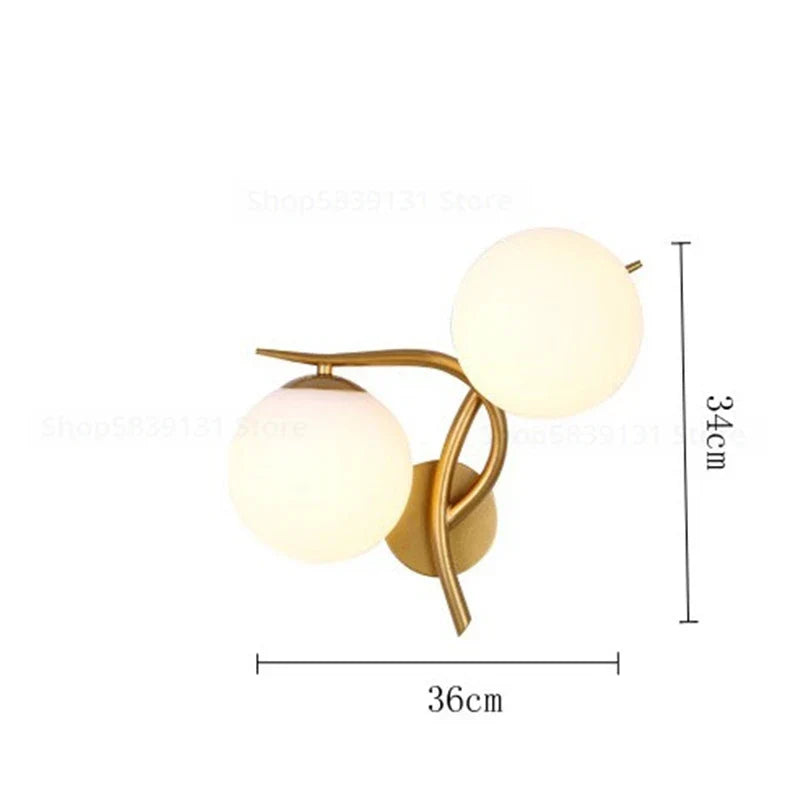 Modern Scandinavian Wall Light made of Iron – Minimalist LED Wall Lamp for Living Room & Bedroom | Kalsten