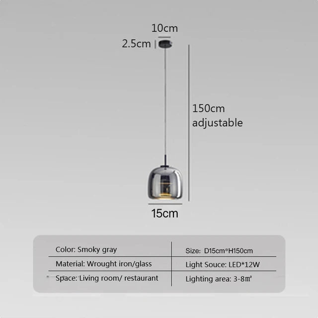 NordicGlow - Minimalistic LED Pendant Lamp for a Timeless Look | Kalsten