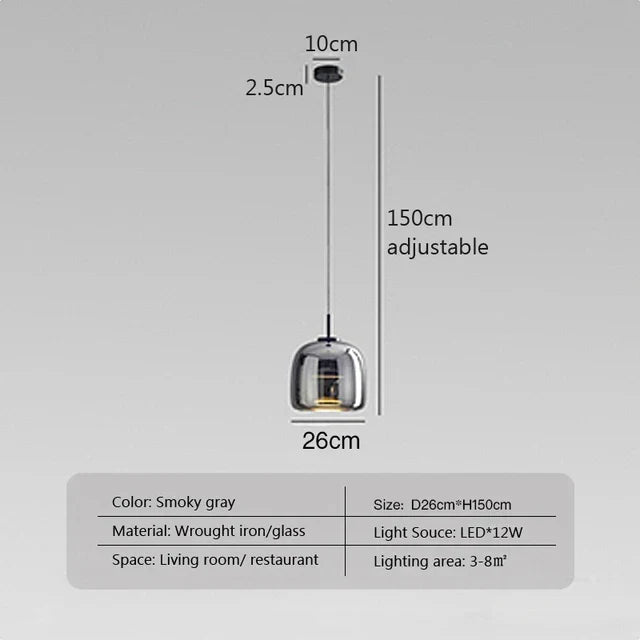 NordicGlow - Minimalistic LED Pendant Lamp for a Timeless Look | Kalsten