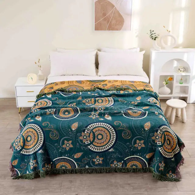 Paloma™ Boho Luxe Rug with Playful Fringes Kalsten