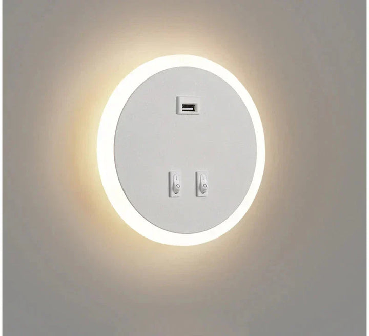 Modern LED Wall Light with USB Charging Function – Dimmable, Ambient Lighting for Living Room and Bedroom | Kalsten
