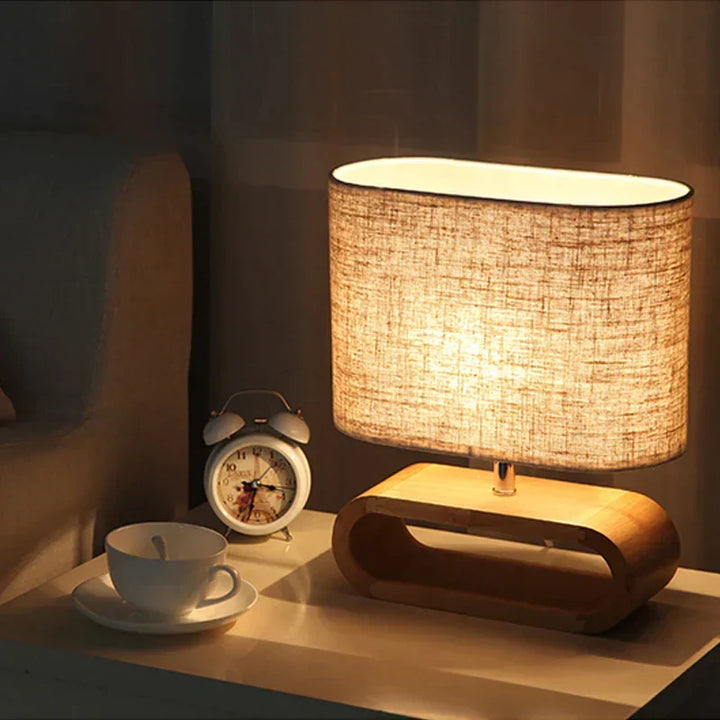 Scandinavian Wooden Table Lamp – Elegant and Handmade Kalsten
