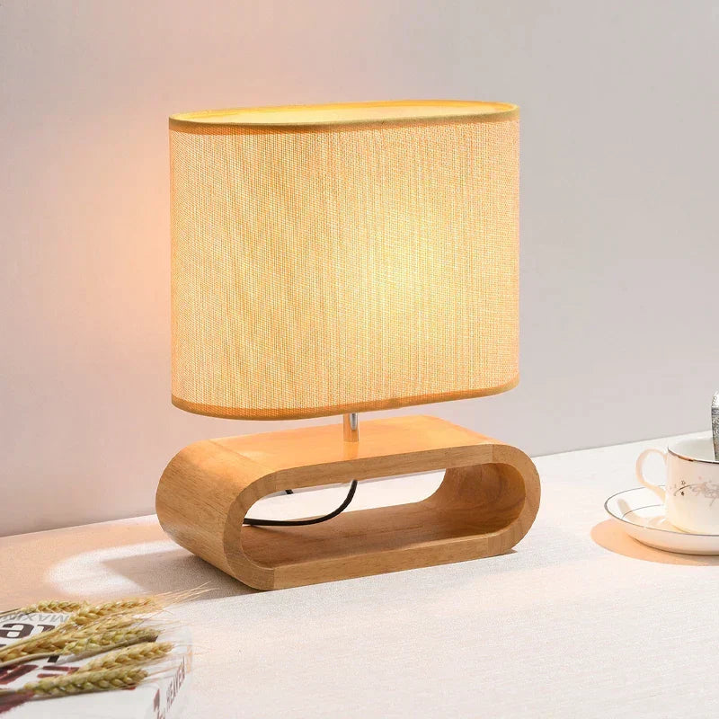 Scandinavian Wooden Table Lamp – Elegant and Handmade Kalsten