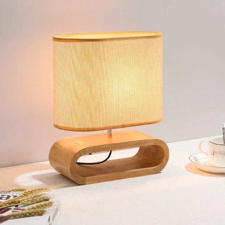 Scandinavian Wooden Table Lamp – Elegant and Handmade Kalsten