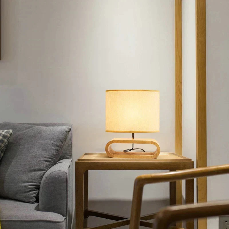 Scandinavian Wooden Table Lamp – Elegant and Handmade Kalsten