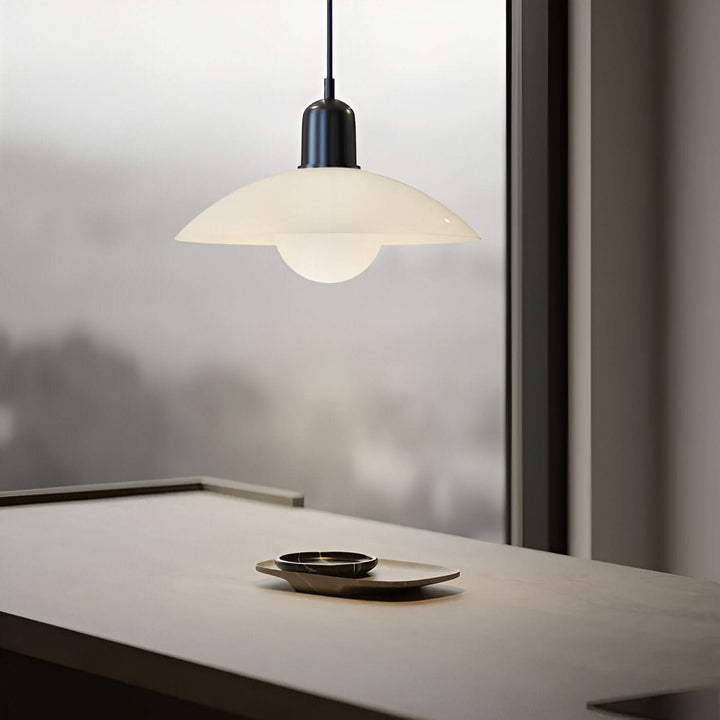 Kalsten | Modern Macaron Bauhaus Pendant Light – Iron Shade