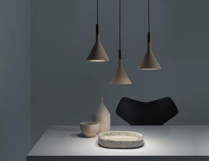 Conical Concrete Drop light Pendant Light | Kalsten
