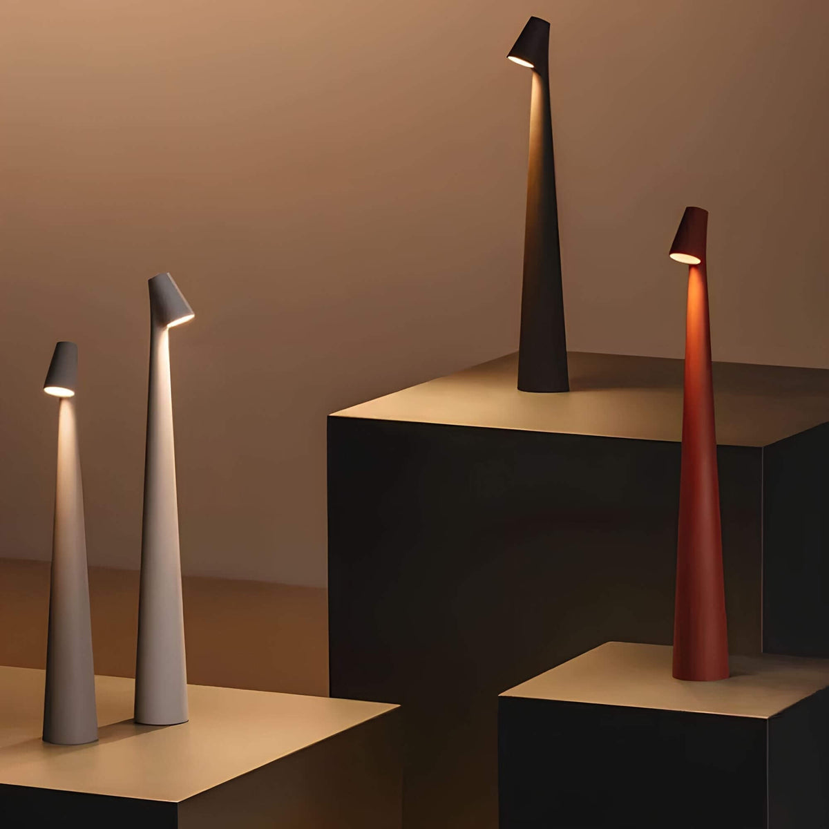 Skanto | Skanto Minimalist LED Table Lamp | Wireless | Dimmable | Reading Lamp | Dining Room Lighting