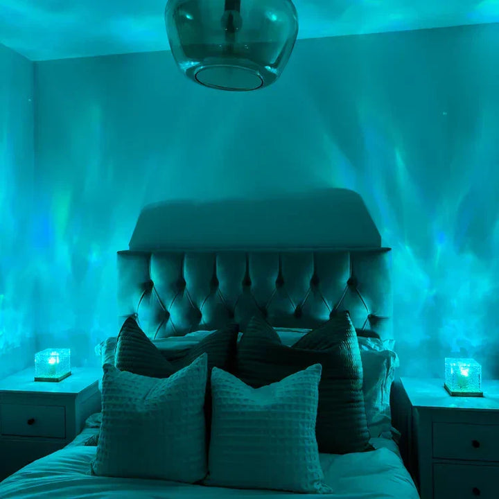 LED Table Lamp with Water Wave Effect | Kalsten