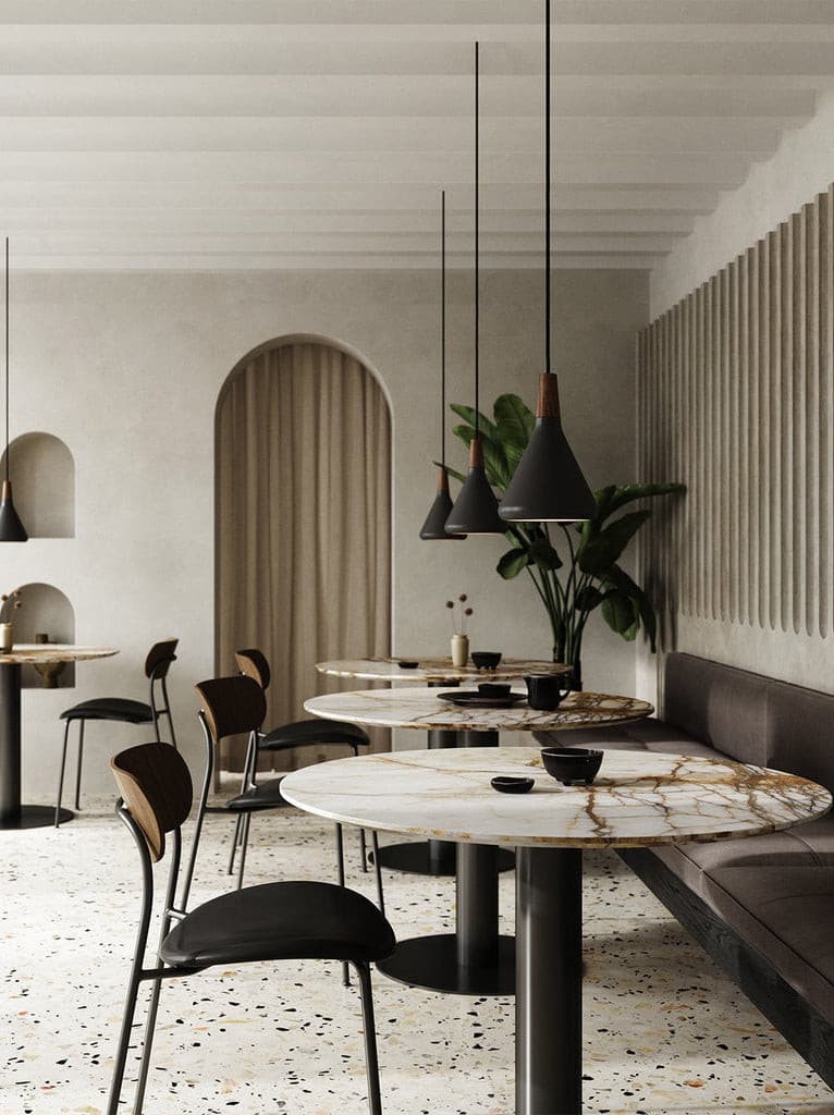 Pendant Light Iron Wood 10.6 in Adjustable Indoor Ceiling Lamp White Black Silver Rose Gold Grey Modern Dining Room Kitchen Island Lighting | Kalsten