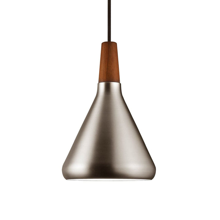Pendant Light Iron Wood 10.6 in Adjustable Indoor Ceiling Lamp White Black Silver Rose Gold Grey Modern Dining Room Kitchen Island Lighting | Kalsten