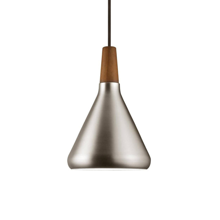 Pendant Light Iron Wood 10.6 in Adjustable Indoor Ceiling Lamp White Black Silver Rose Gold Grey Modern Dining Room Kitchen Island Lighting | Kalsten