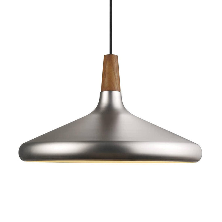 Pendant Light Iron Wood 10.6 in Adjustable Indoor Ceiling Lamp White Black Silver Rose Gold Grey Modern Dining Room Kitchen Island Lighting | Kalsten