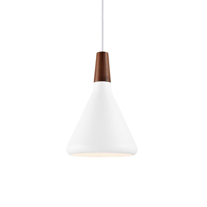 Pendant Light Iron Wood 10.6 in Adjustable Indoor Ceiling Lamp White Black Silver Rose Gold Grey Modern Dining Room Kitchen Island Lighting | Kalsten