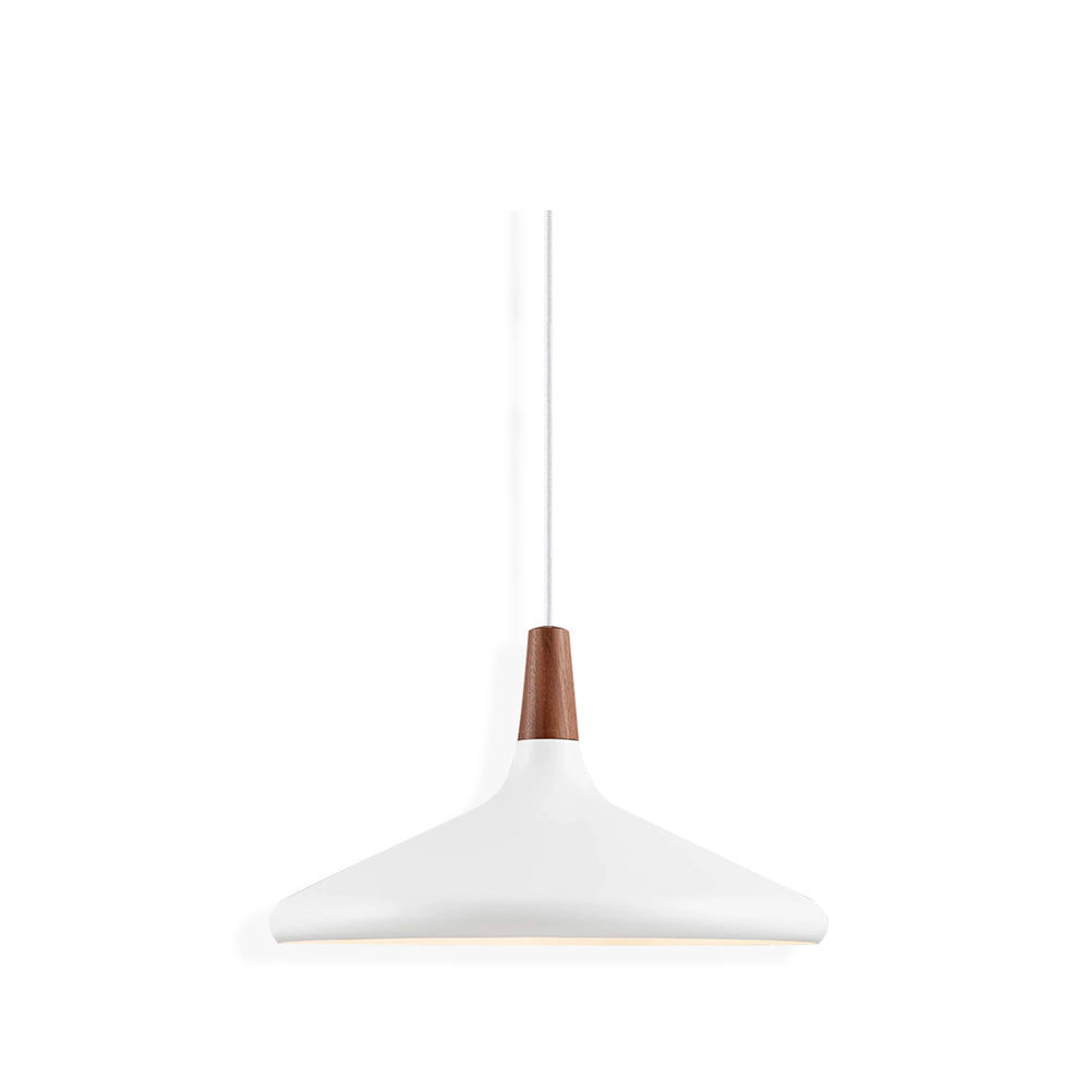 Pendant Light Iron Wood 10.6 in Adjustable Indoor Ceiling Lamp White Black Silver Rose Gold Grey Modern Dining Room Kitchen Island Lighting | Kalsten