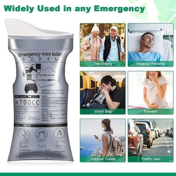 Kalsten | Emergency travel bag for urine relief — Leak-proof & odor-proof
