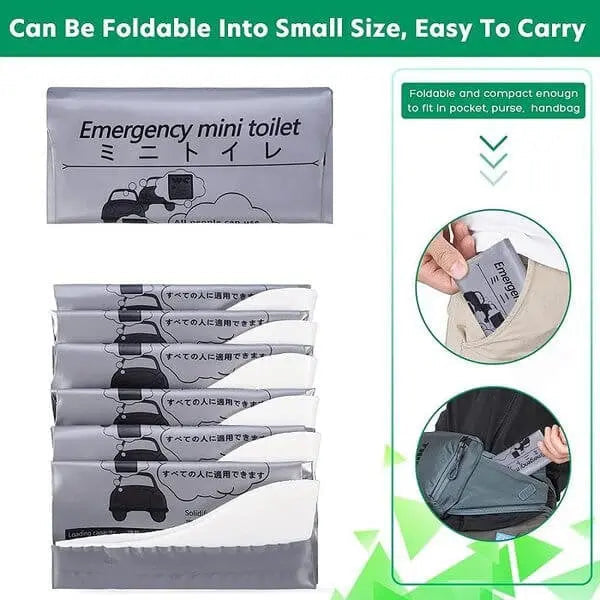 Kalsten | Emergency travel bag for urine relief — Leak-proof & odor-proof