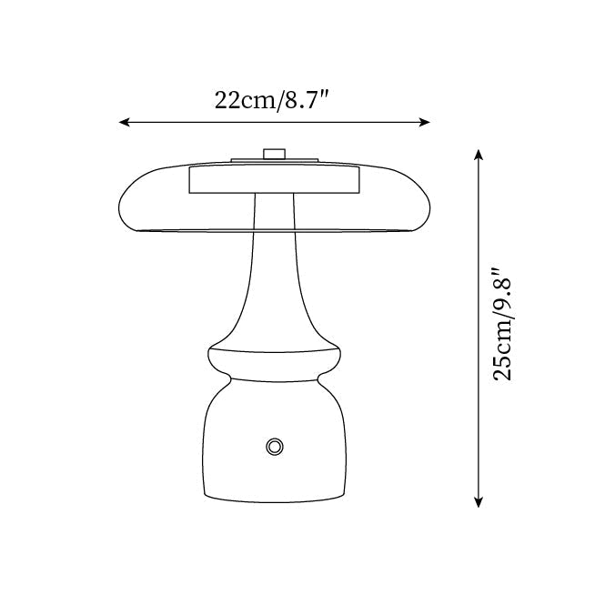 Modern Table Lamp Minimalist Design Ambient Lighting | Kalsten