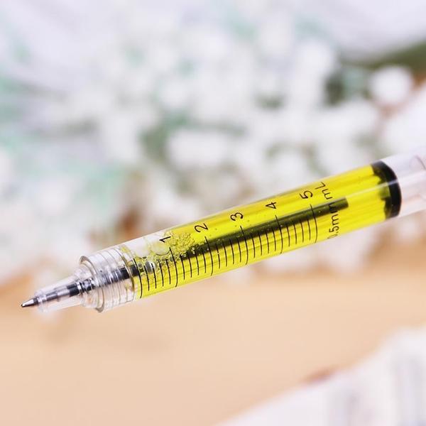 Novelty Injection Syringe Shaped Pen (Set of 4) | Kalsten