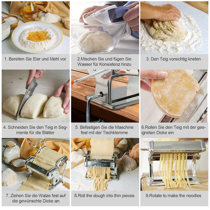 Noodle Machine Pasta Machine Stainless Steel | Kalsten