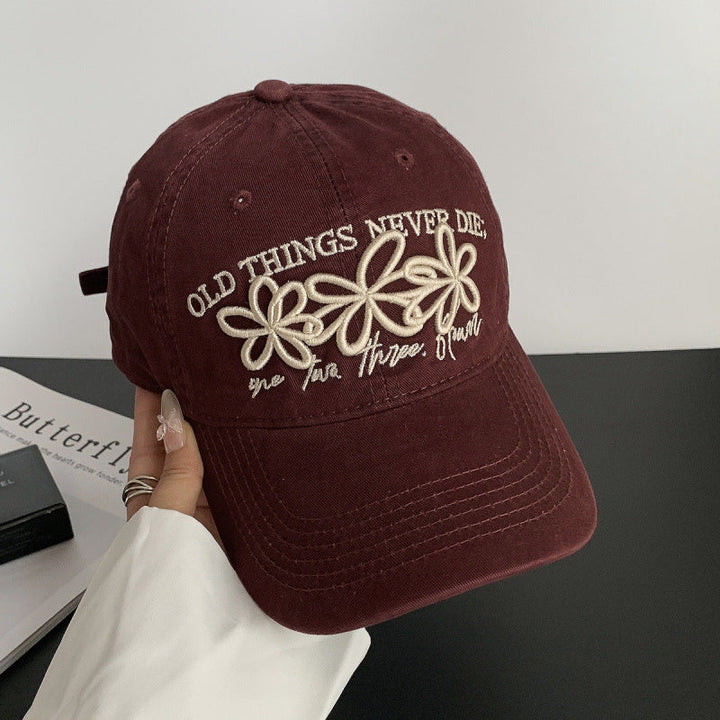 Women's Embroidered Denim Cap Kalsten
