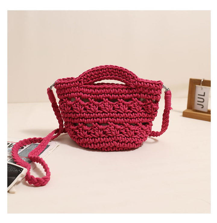 Playful macrame handbag with textured surface Kalsten