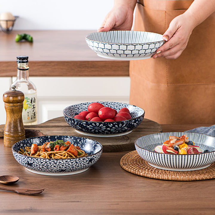 Elegant Porcelain Serving Bowl Set