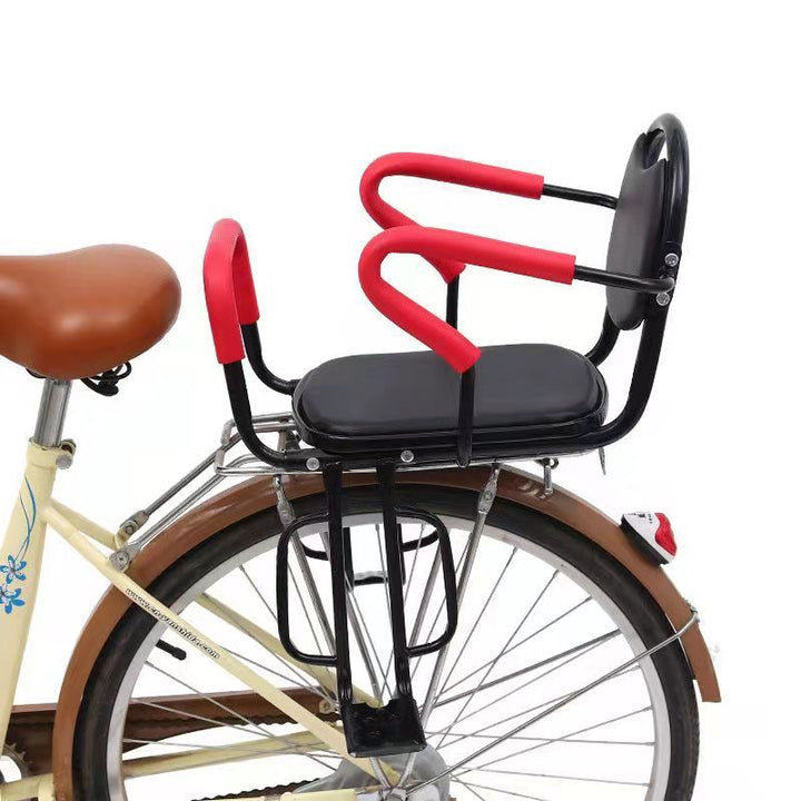 toddler safety bike seat with adjustable five-point harness padded armrests and footrests Kalsten