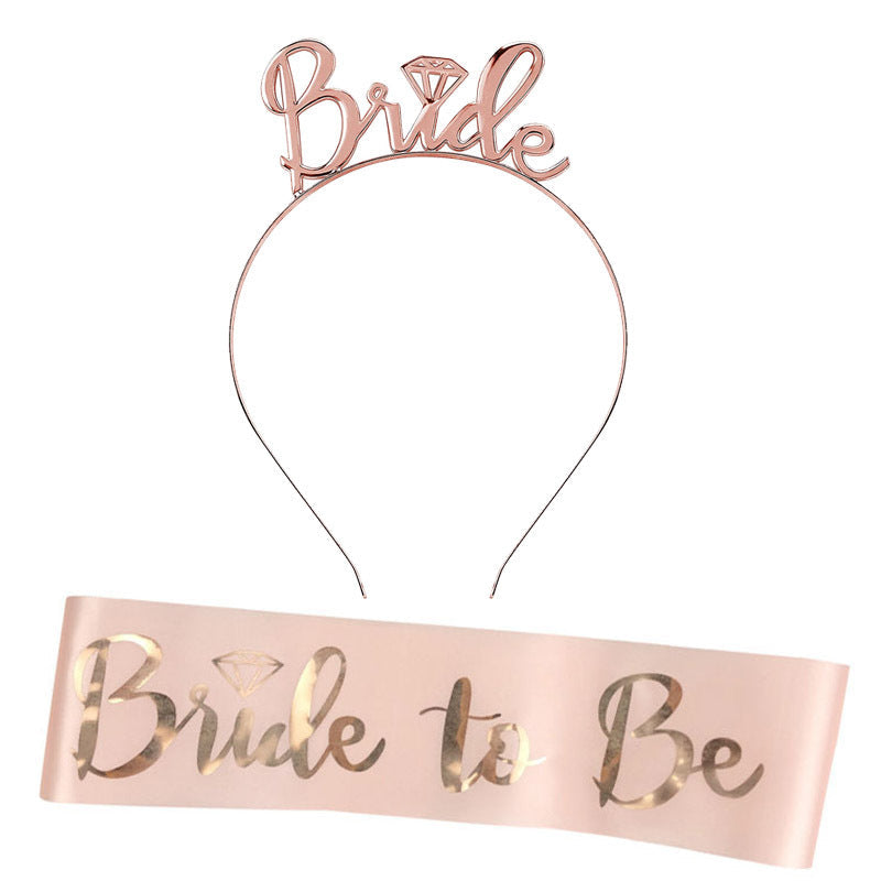 Women's Wedding Crown with Text Kalsten