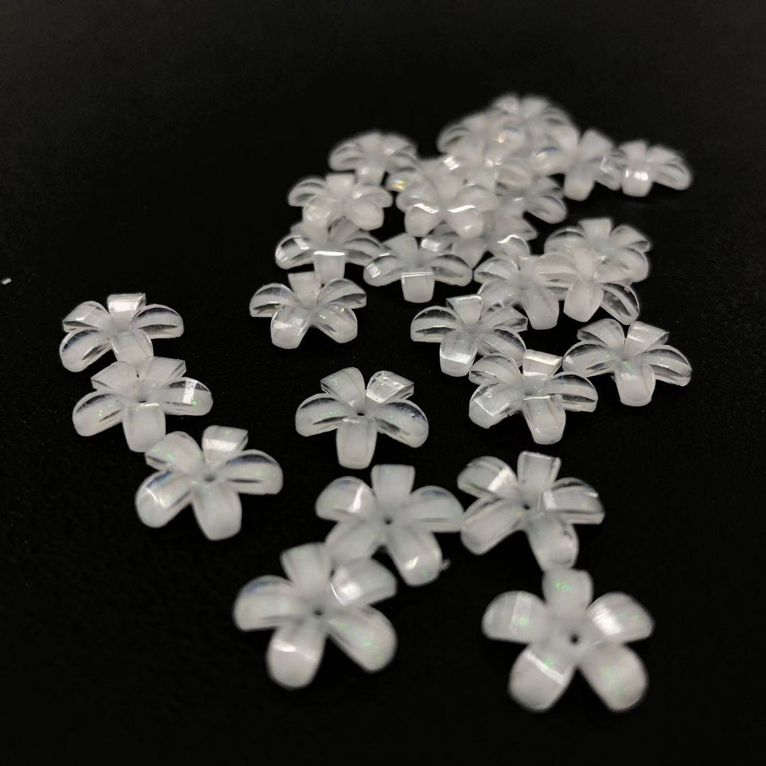 Delicate acrylic flower appliqués Kalsten