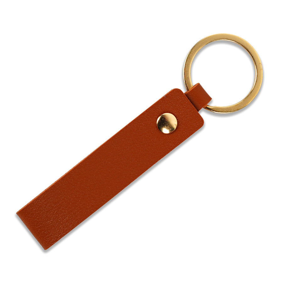 Unisex keychain made of high-quality artificial leather with practical loop Kalsten