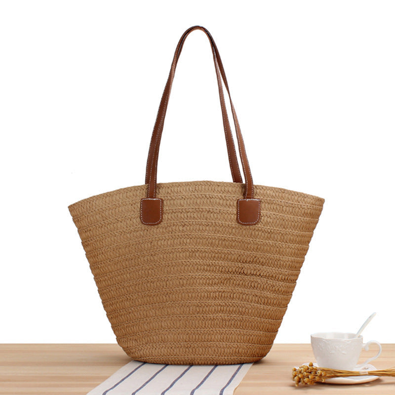 Beach bag in modern woven design Kalsten