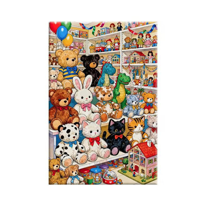 Playful Teddy Bear Wall Art Kalsten
