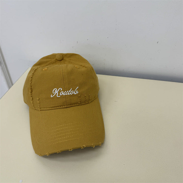 Men's Distressed Cotton Baseball Cap Kalsten 1783921814