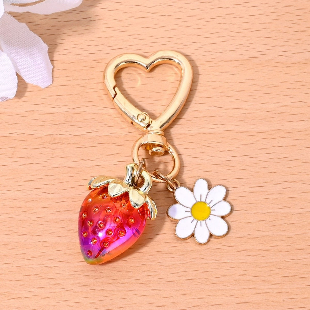Keychain with Fruity Strawberry Design Kalsten