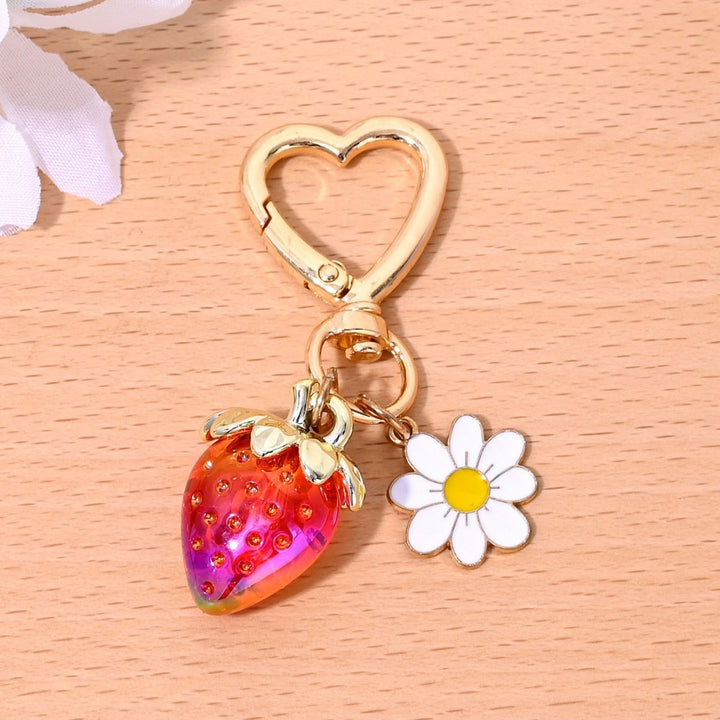 Keychain with Fruity Strawberry Design Kalsten