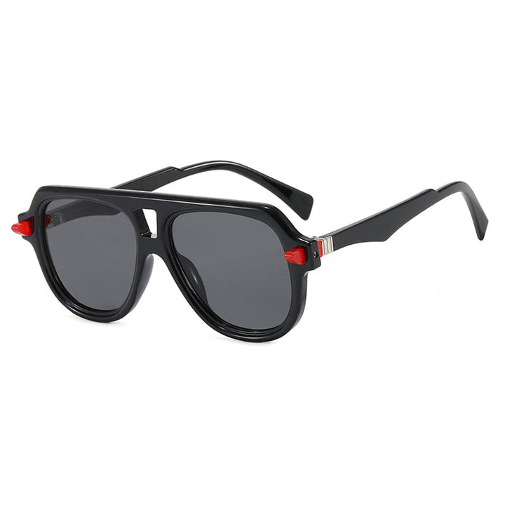 Women's rectangular sunglasses with modern frame and polarized lenses Kalsten