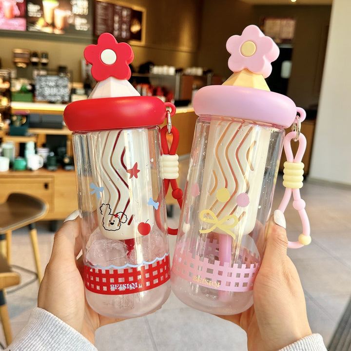 Unisex drinking cup with designs and silicone lid Kalsten