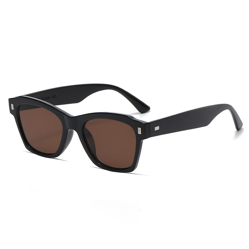 Women's fashionable sunglasses with transparent frame and high-quality UV protection Kalsten