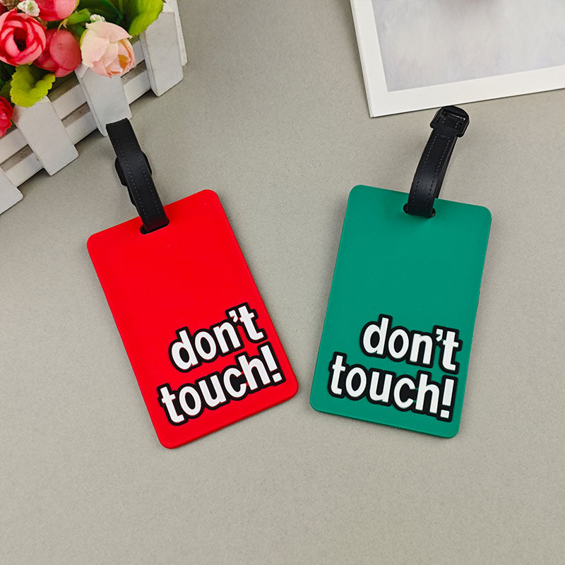 Unisex Luggage Tag with Eye-Catching Warning Message Kalsten