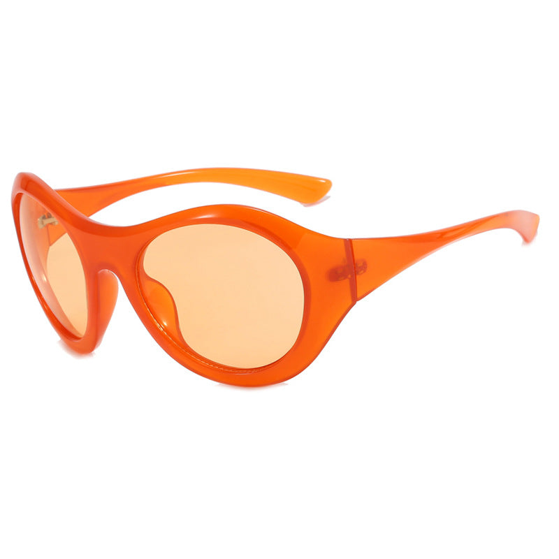 Ladies retro-inspired sunglasses with oversized frame and protective lenses Kalsten