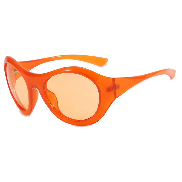Ladies retro-inspired sunglasses with oversized frame and protective lenses Kalsten
