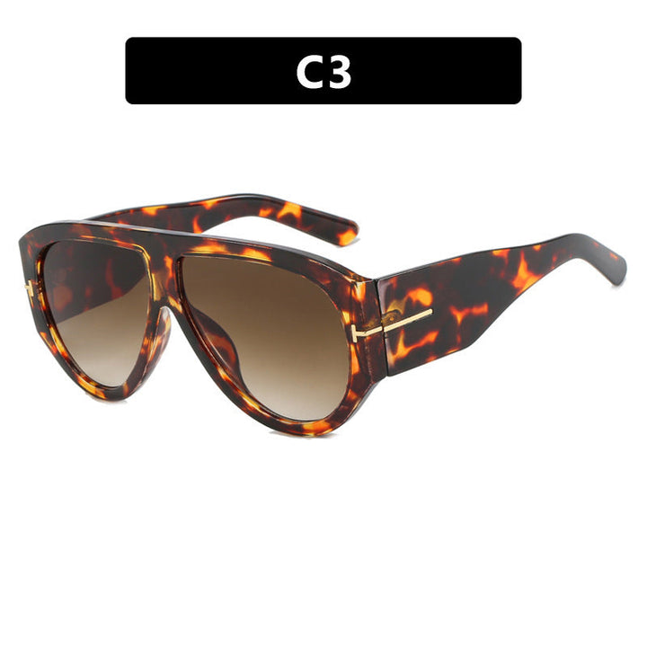 Women Designer Sunglasses in Elegant Retro Design with Wide Frame Kalsten