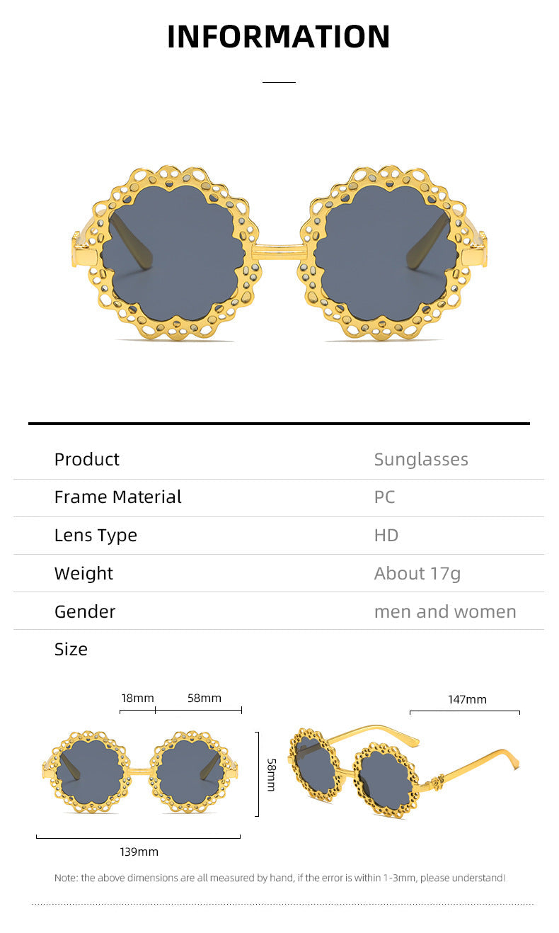 Women's stylish sunglasses with flower-shaped frame Kalsten