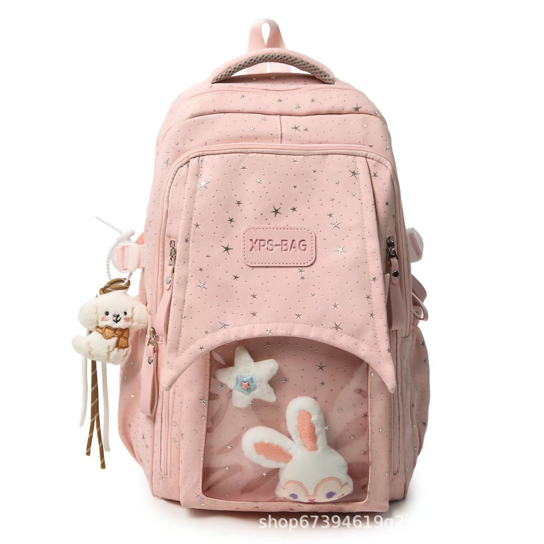 Whimsical Star-Patterned Backpack Kalsten