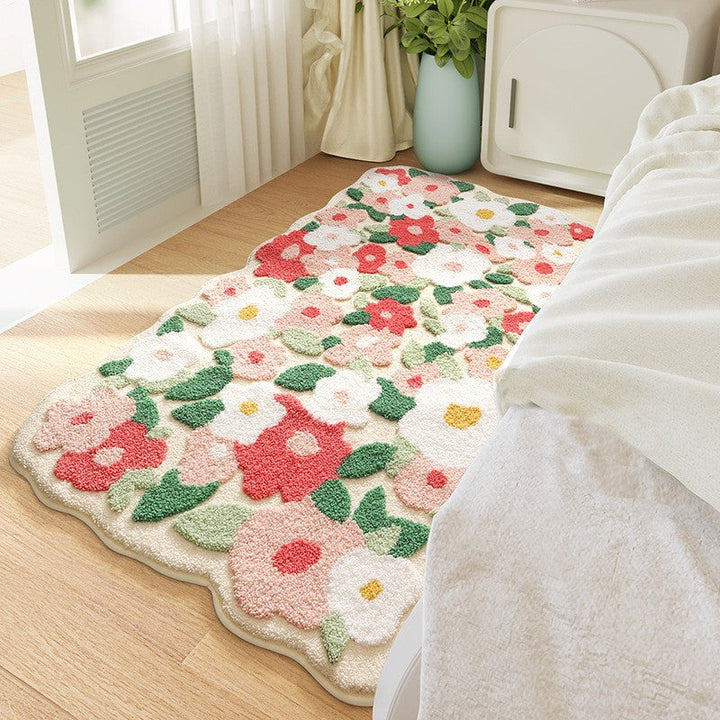 Botanical Leaf Bath Mat Kalsten