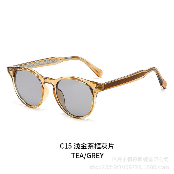 Women round sunglasses in stylish retro design Kalsten